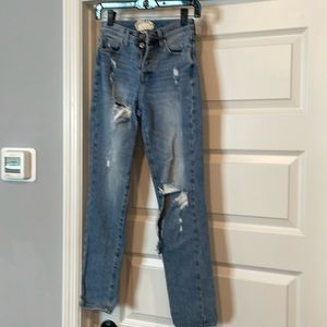 Distressed Girls jeans